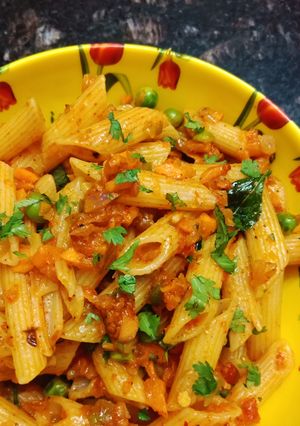 A picture of Desi Pasta.
