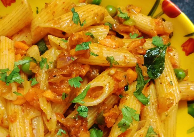 Steps to Make Any-night-of-the-week Desi Pasta