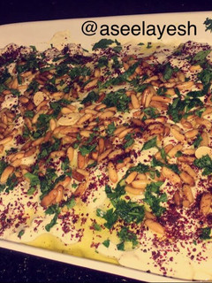 صورة لوصفة فتة الحمص