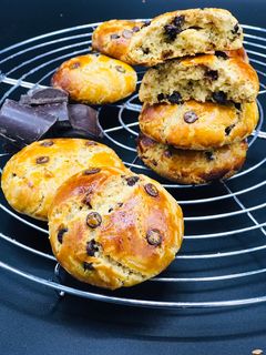 Foto de Mini Brioches Saudáveis de Chocolate