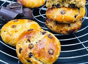 Foto de Mini Brioches Saudáveis de Chocolate