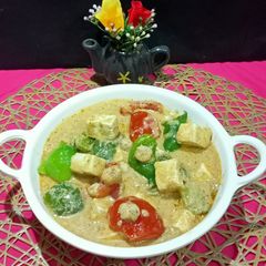 A picture of Niramish Paneer Bengali Style Sabji.