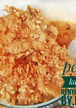Foto resep Peyek kacang gurih renyah