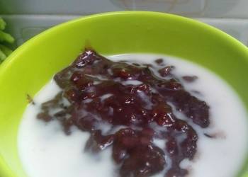 Resep Populer Bubur ketan hitam lumer (cepat buatnya) Praktis Enak