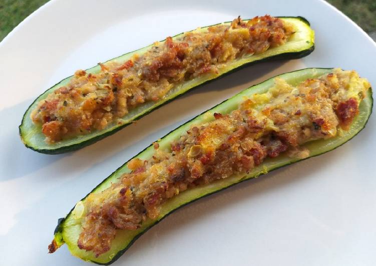 Simple Way to Make Quick Zucchine ripiene di tonno