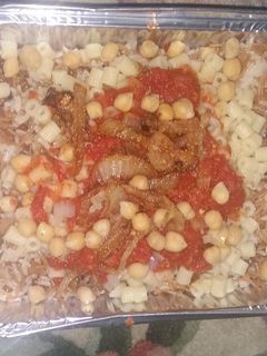 صورة لوصفة الكشري المصري