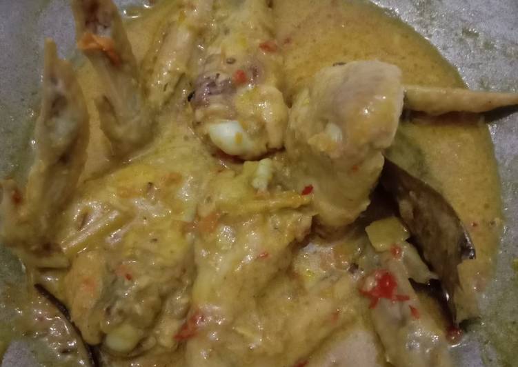 Resep Gulai ayam pedas Anti Gagal