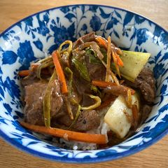 A picture of Ketjap Knas – Indonesian-spiced venison.