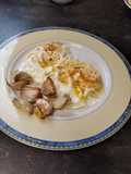 Huevos fritos con ajos y Tex Mex