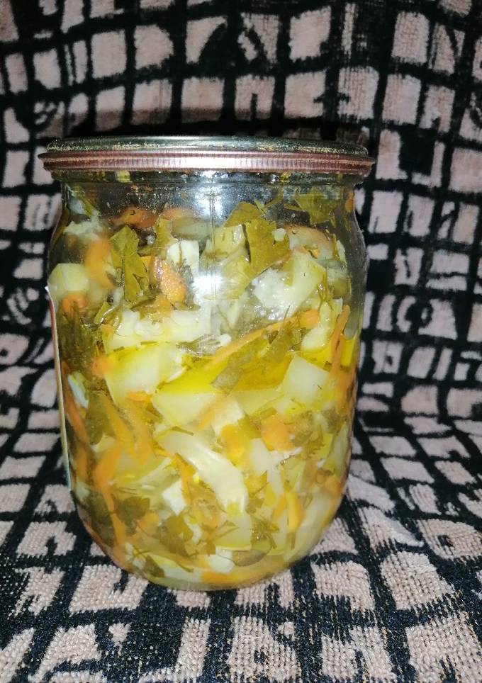 Салат из кабачков на зиму