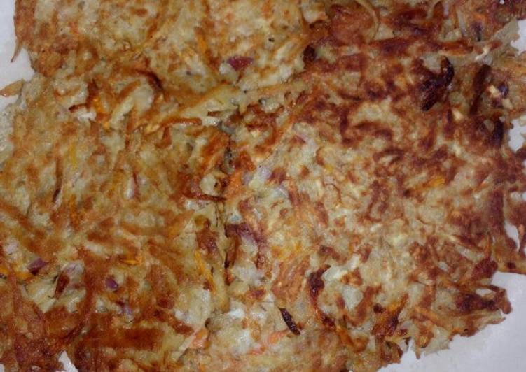 Recipe: Yummy Sweet potatoes pancake