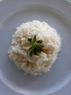 Una foto de El arroz en blanco perfecto