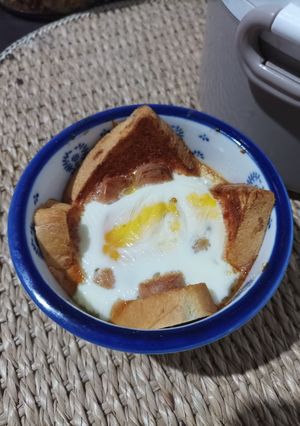 Foto resep Roti panggang telur sosis
