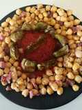 Garbanzos con alcachofas