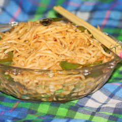 A picture of Chilly Garlic Noodles.