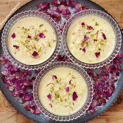A picture of Saffron Kheer.