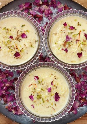 A picture of Saffron Kheer.