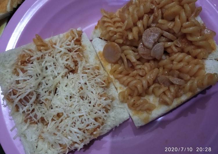 Pizza roti tawar
