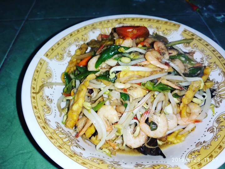 Cara Mudah Membikin Resep Tumis TTU (tempe,tauge, udang) yang Bikin Ngiler Anti Ribet, Bisa Manjain Lidah