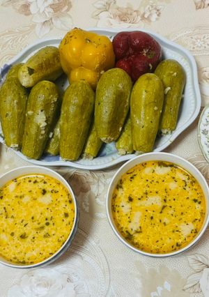 صورة لوصفة كوسا باللبن