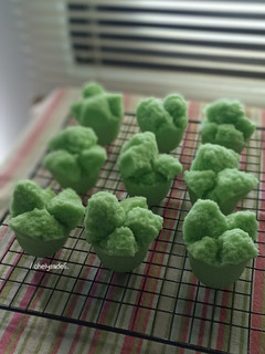 Foto resep Kue Mangkok Apem Beras Pandan