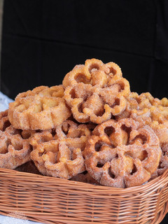 Una foto de Papajotes o flores fritas