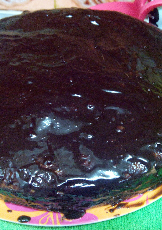 Una foto de Bizcocho cebra con chocolate