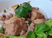 A picture of bún cá lóc trộn