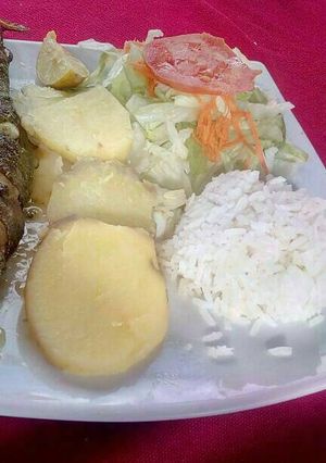 Una foto de Trucha a la parrilla