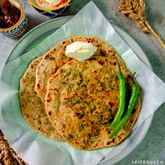 Mooli Ke Parathe A picture of Mooli Ke Parathe.