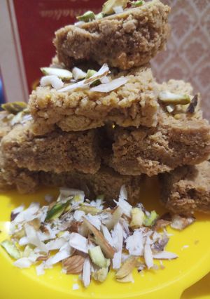 A picture of Mysore Pak.