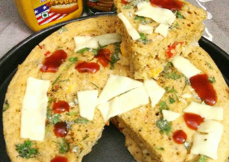 Cheese pizza cake