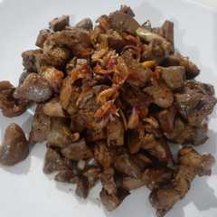 A picture of Ati Ampela bumbu Kecap.