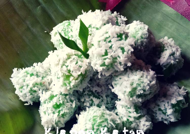 Resep Klepon Ketan gula merah Anti Gagal