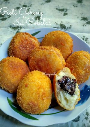 Foto resep Roti Goreng Isi Cokelat (tanpa telur)