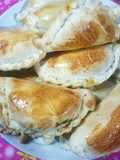 Empanadas de pollo muy jugosas