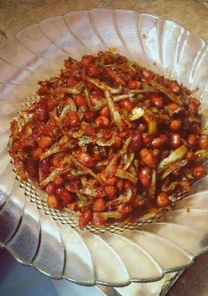 Foto resep Sambel goreng teri kacang