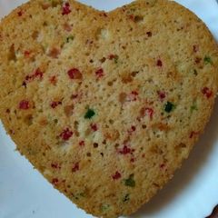 A picture of Eggless tutti frutti cake recipe.