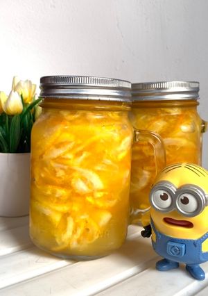 Foto resep Yuzu Tea Homemade 🍋🍊