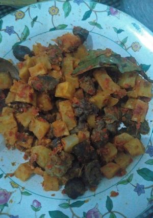 Foto resep Sambel goreng kentang ati simpel