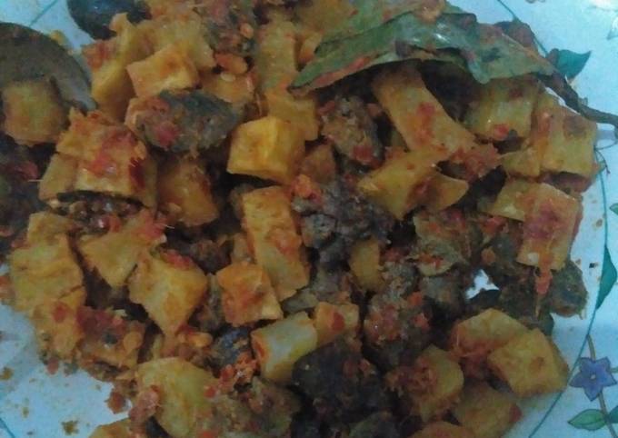 Sambel goreng kentang ati simpel