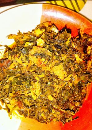A picture of Vegetable soup.