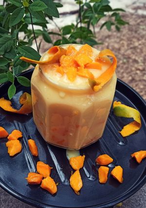 A picture of Mango Custard.