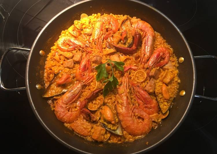 Paella de marisco 🦐