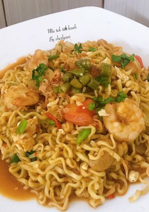 Foto resep 92.Mie tek tek kuah