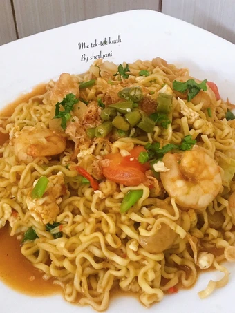 Cara Mudah Membikin Resep 92.Mie tek tek kuah yang Bikin Ngiler Anti Ribet, Lezat