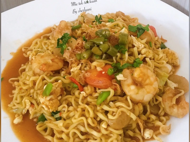 Cara Mudah Membikin Resep 92.Mie tek tek kuah yang Bikin Ngiler Anti Ribet, Lezat