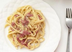 Foto resep Fettucini Carbonara