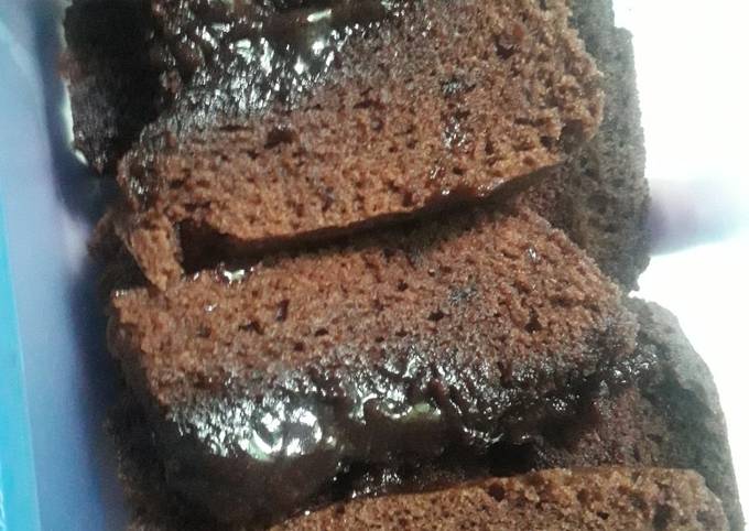 Brownies kukus agak lumer