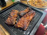 Ribs de cerdo a la salsa Barbacoa